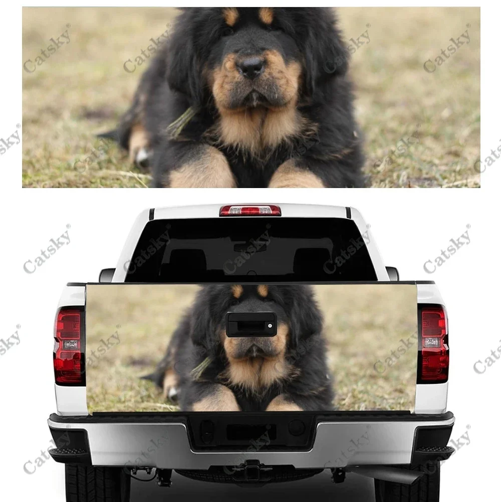 Tibetan mastiff Car sticker tail packaging pvc decorative sticker truck modification painting graphic decal sticker