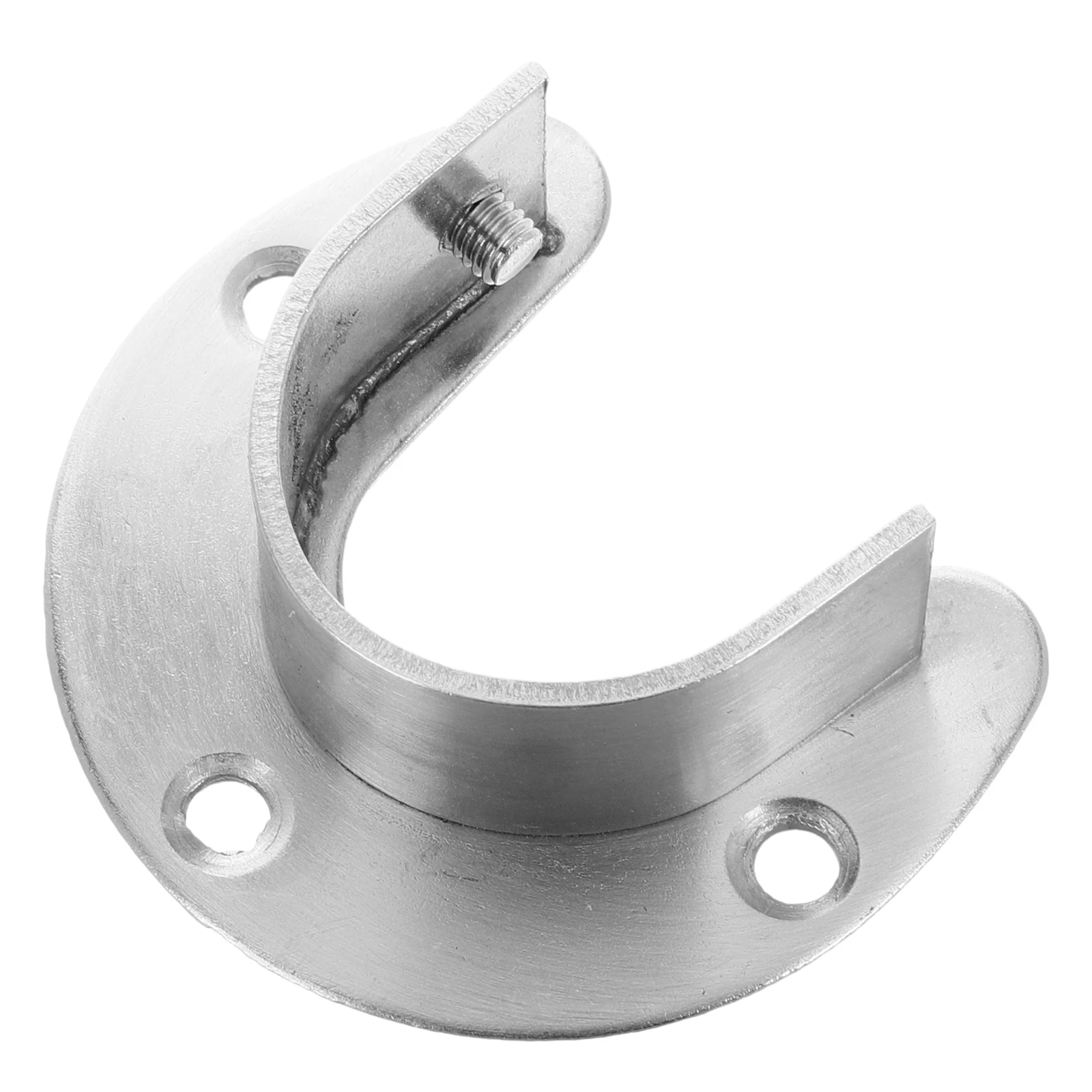 

Stainless Steel Opening Flange Seat Closet Hanger Rod Adhesive Shower Curtain Holder Panel Brackets End Laminate