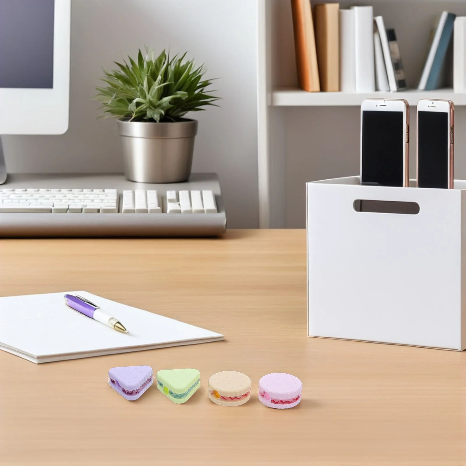 

36Pcs Cute Cookie Pencil Sharpener Manual Sharpener for Toddlers Kids Classroom Prize Creative Stationery Pencil Sharpner