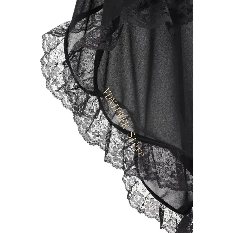 Femmes Victorien Long Tulle Gants Gothic Sleeves détachables Cosplay Halloween Renaissances médiévales Costumes Accessoires D08E