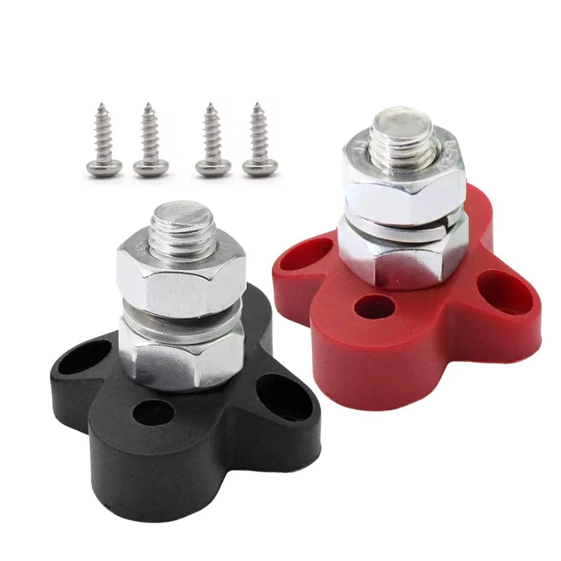 10個の端子台のボルトバッテリー,電源配信端末,バスバー用コネクタ,rvボート,DC 48v,150a,2個