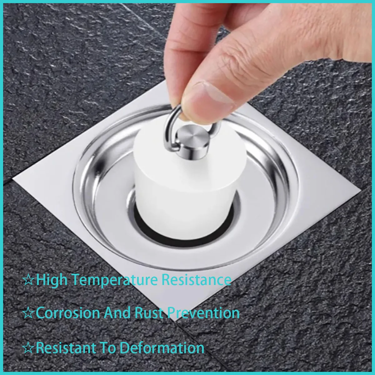 Waterproof High Temp Conical Silicone Plugs With D Ring - Sealing Cover Hole Stopper Reusable