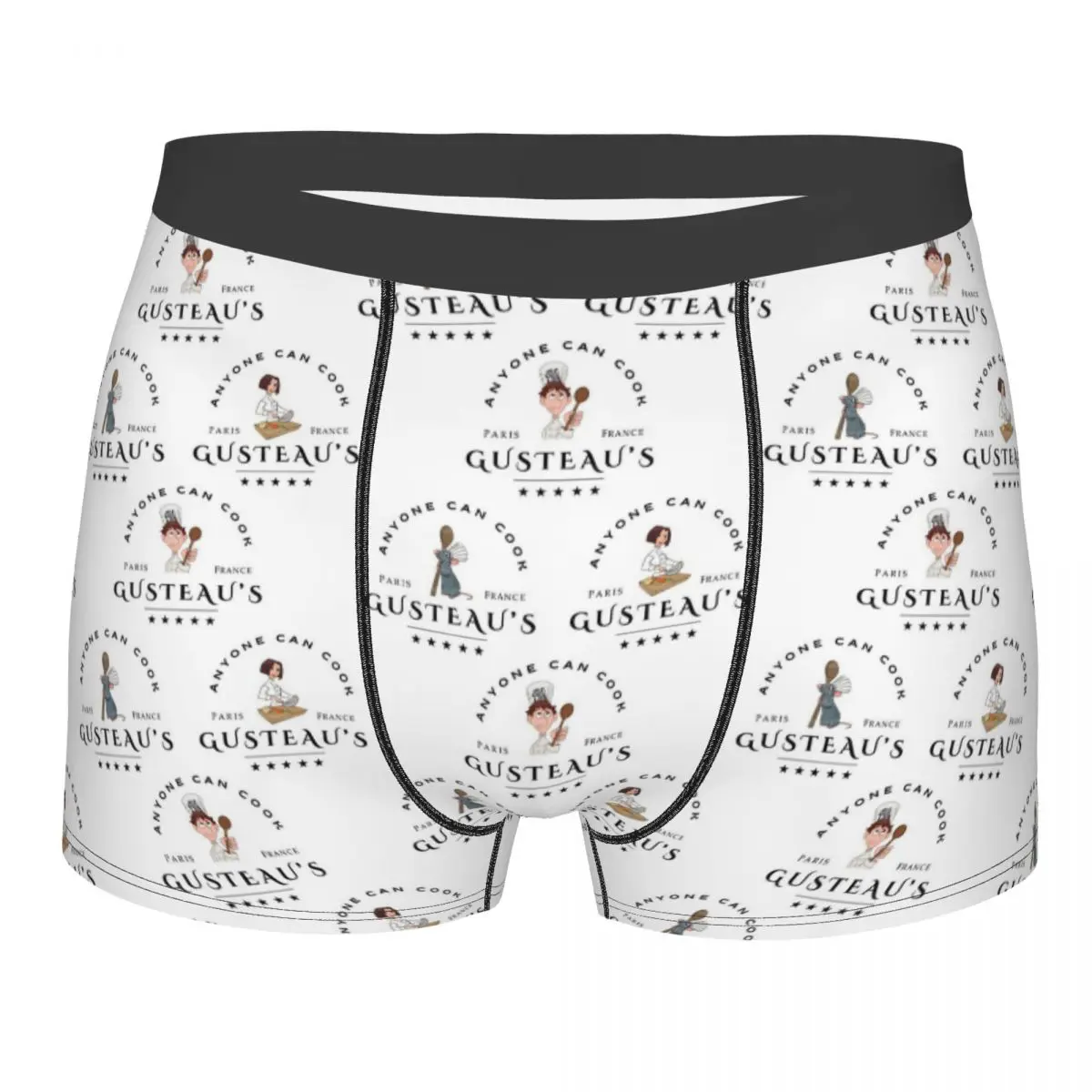 

Custom Male Funny Ratatouille Movie Underwear Boxer Briefs Breathable Shorts Panties Underpants
