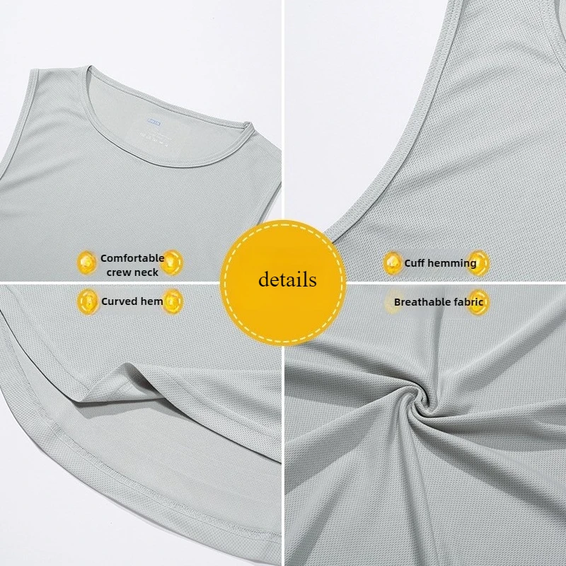 Marathon Running Singlet Men's Tank Top Basketball Women Training Quick Dry Singlet Workout Fitness Hiking Sport Summer Vest Men