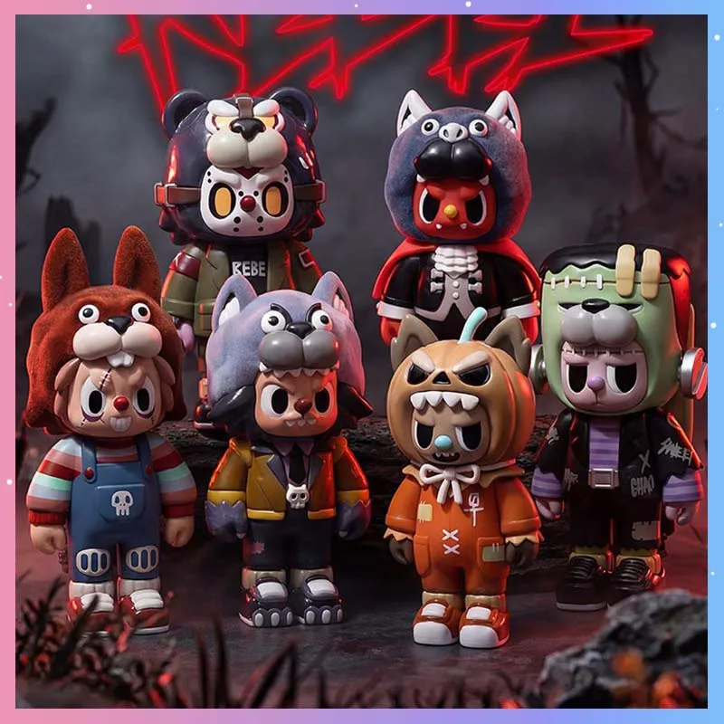

Genuine Rebel Bear Monster Series Blind Box Cute PVC Modle Toy Cartoon Kawaii Home Office Desktop Decoration Toy Collection Gift