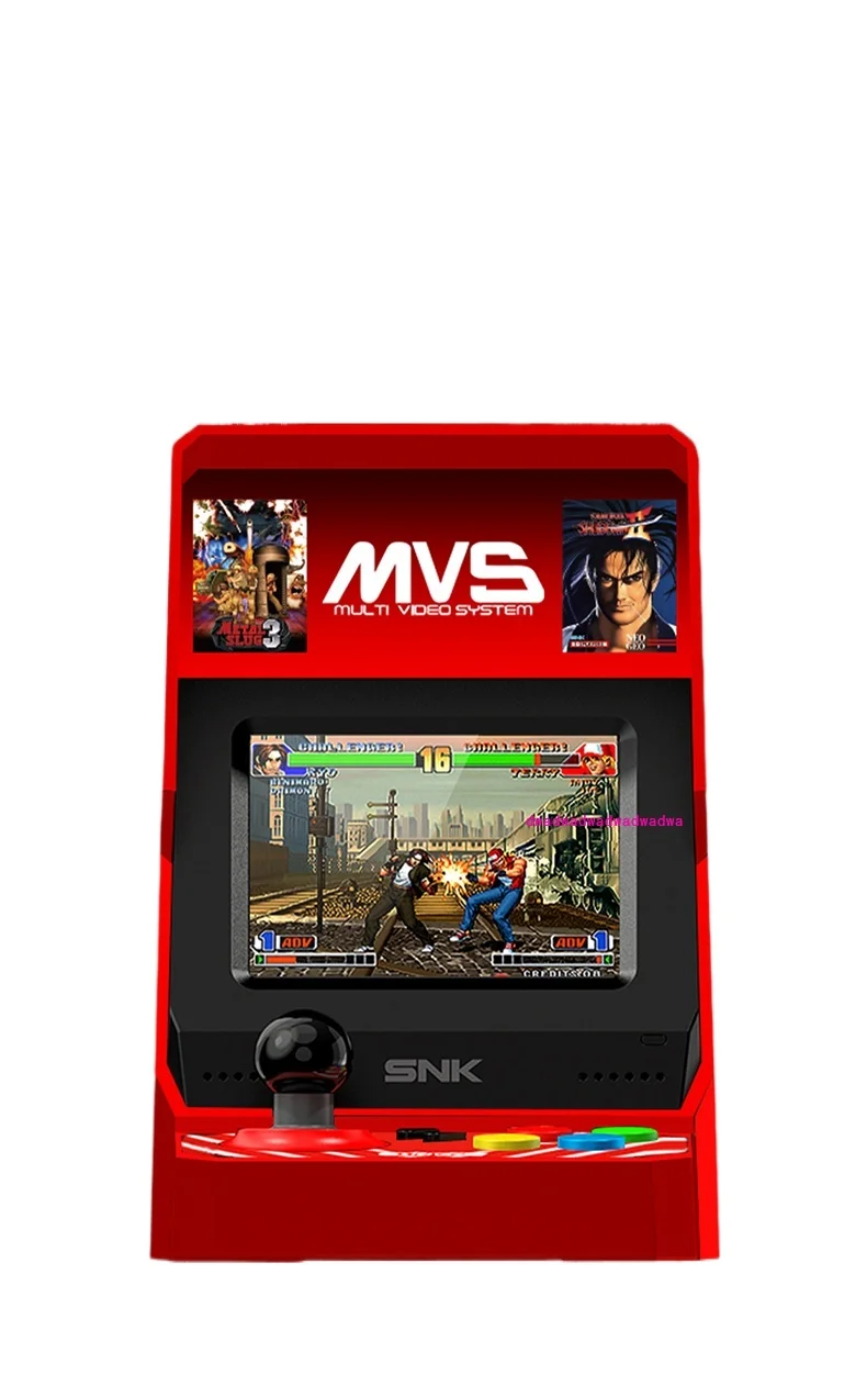 

NEOGEO MVS Mini Joystick Game Console Nostalgic Handheld Retro Small King of Fighters Fighting Arcade