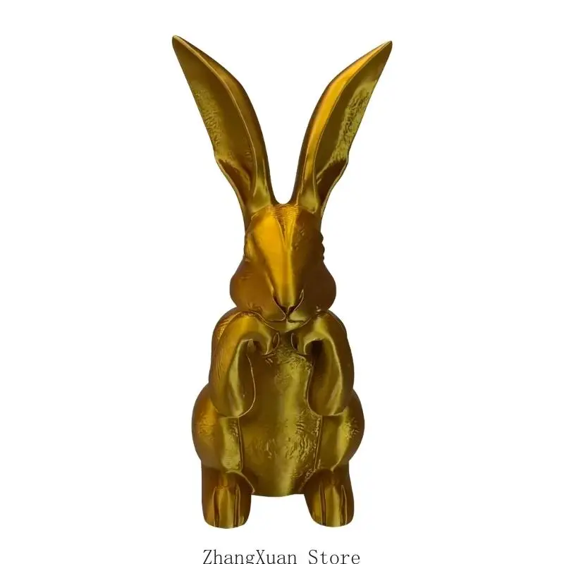 Sophisticated Antique Appearance Rabbit Figure Fashionable Addition For Modern Or Conventional Indoor Enhancement 3XUF
