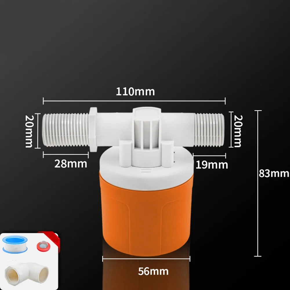 

Автоматический поплавковый клапан 1/2, 3/4, 1 дюйм для автоматического пополнения воды и контроля уровня воды с функцией автоматического отключения