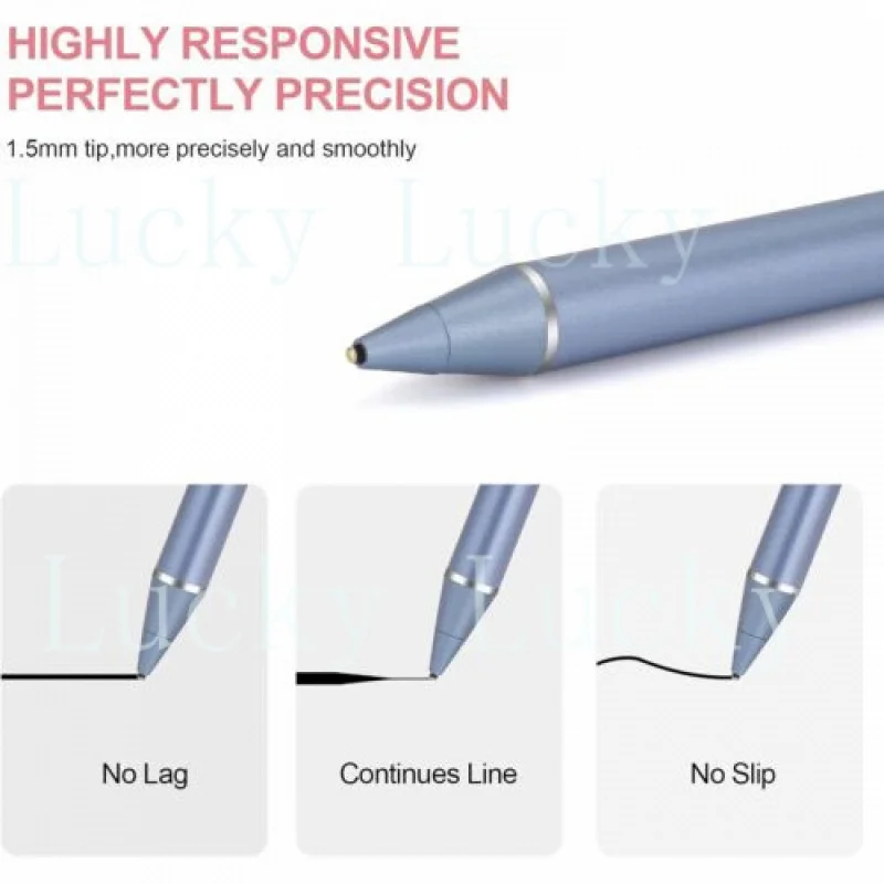 f  2PACK Blue Stylus Pencil For iPad iPhone Galaxy Tablet Phone Pen Touch Scre