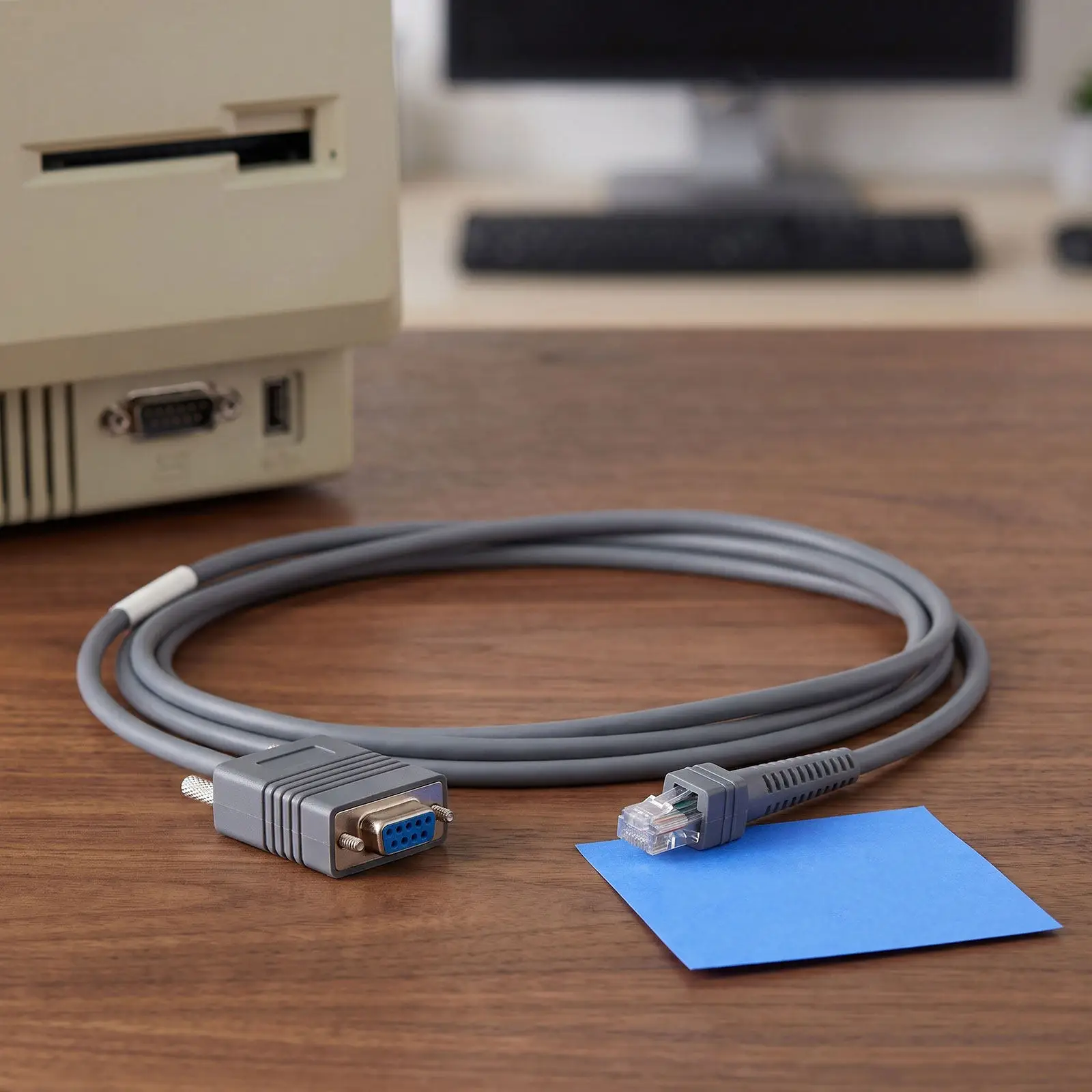Barcode Scanner Cable 2M Straight Replacement Cable Compatible Symbol Ls2208 Ds3608 Highspeed Data Transfer Pos Retail