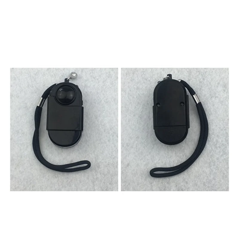 A42Z-2 Piece Camping Travel Portable Mini PIR Infrared Motion Sensor Black  Alarm 120DB Wireless Home Security Anti-Thef