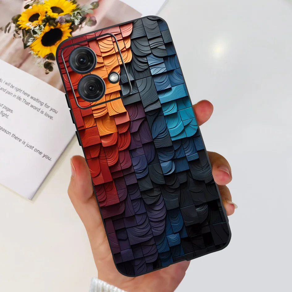 For Motorola Moto G84 G54 5G Case Fashion Flower Butterfly Shockproof Silicone Soft Slim Back Cover For Motorola Moto G14 Bumper