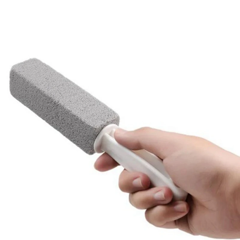 Toilet Brush, Pumice Toilet Cleaning Brush Toilet Bowl Stains Yellow Dirt Pumice Stone Brush, Bathroom Crevice Brush