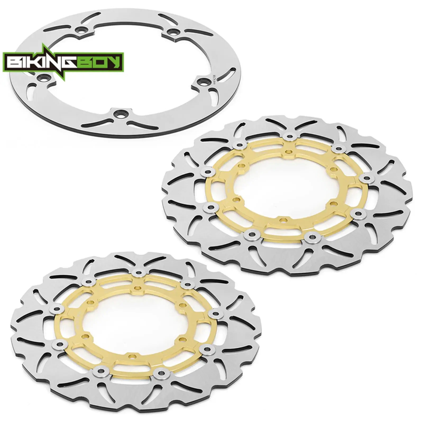 BIKINGBOY For R850R 94-03 R1100R 95 96 97 98 99 00 01 R1100RT 94-01 R1100RS 92-01 K100RS 89-93 Front Rear Brake Discs Rotors Set