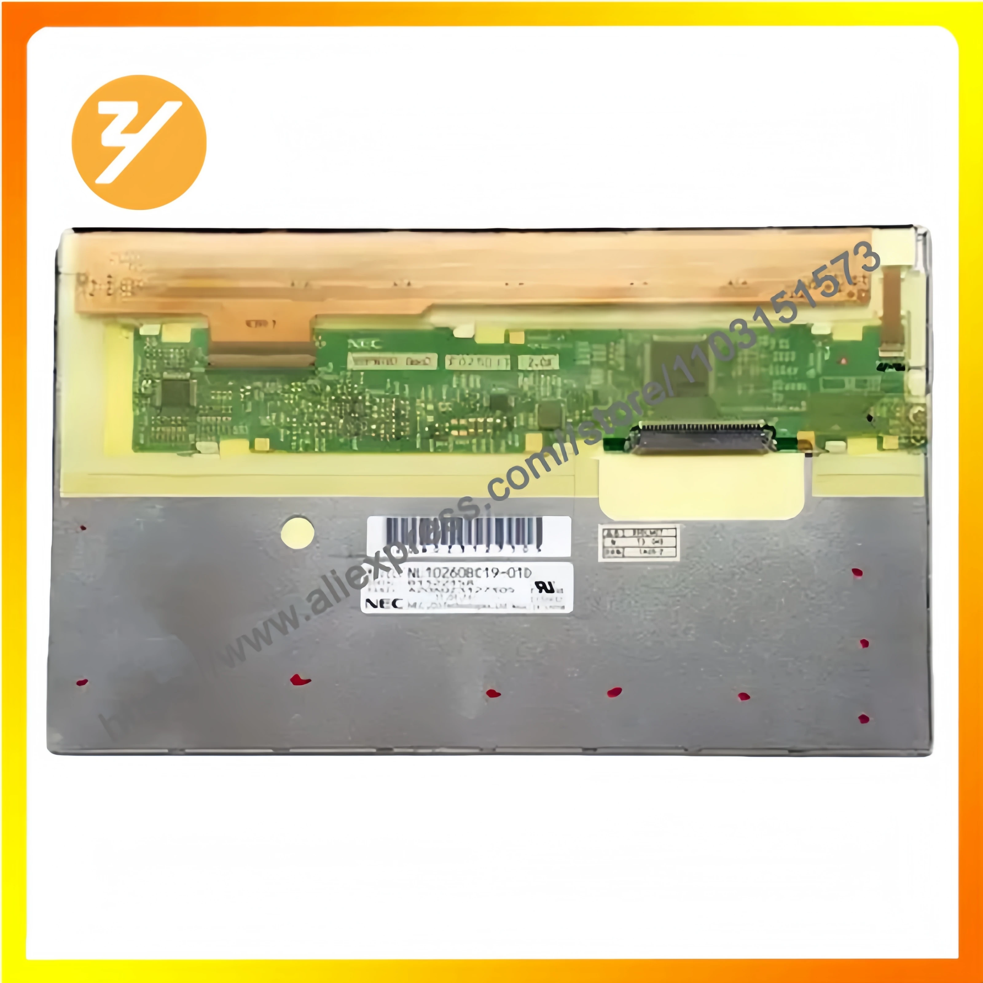 

Brand-new 8.9-inch LCD display NL10260BC19-01D—fast shipping, supplied by Zhiyan | Industrial-grade panel