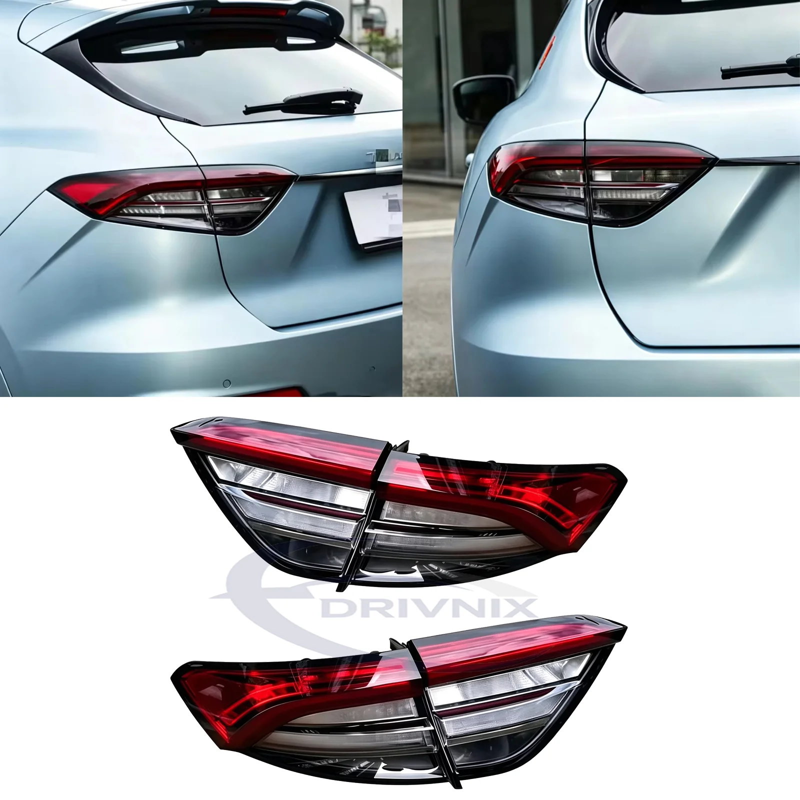 LED Rear Taillight For Levante 2016–2020 Old Upgrade to New 2022 Modified with New Brake Lights No Error Codes, plug and play