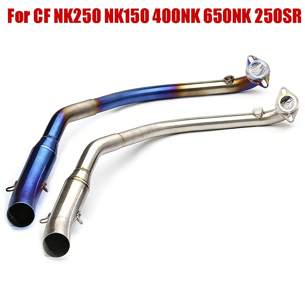Motorcycle Muffler Exhaust Escape Factory Price Full System Front Middle Pipe For CF NK250 NK150 400NK 650NK 250SR