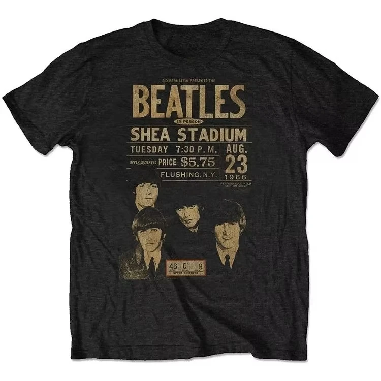 Beatles Cavern '63 Lennon Retro-Grafik-T-Shirt, Herren Damen Oversized Hip-Hop Streetwear Lässiges Kurzarm-Alltagsmode-Oberteil – Detail 4