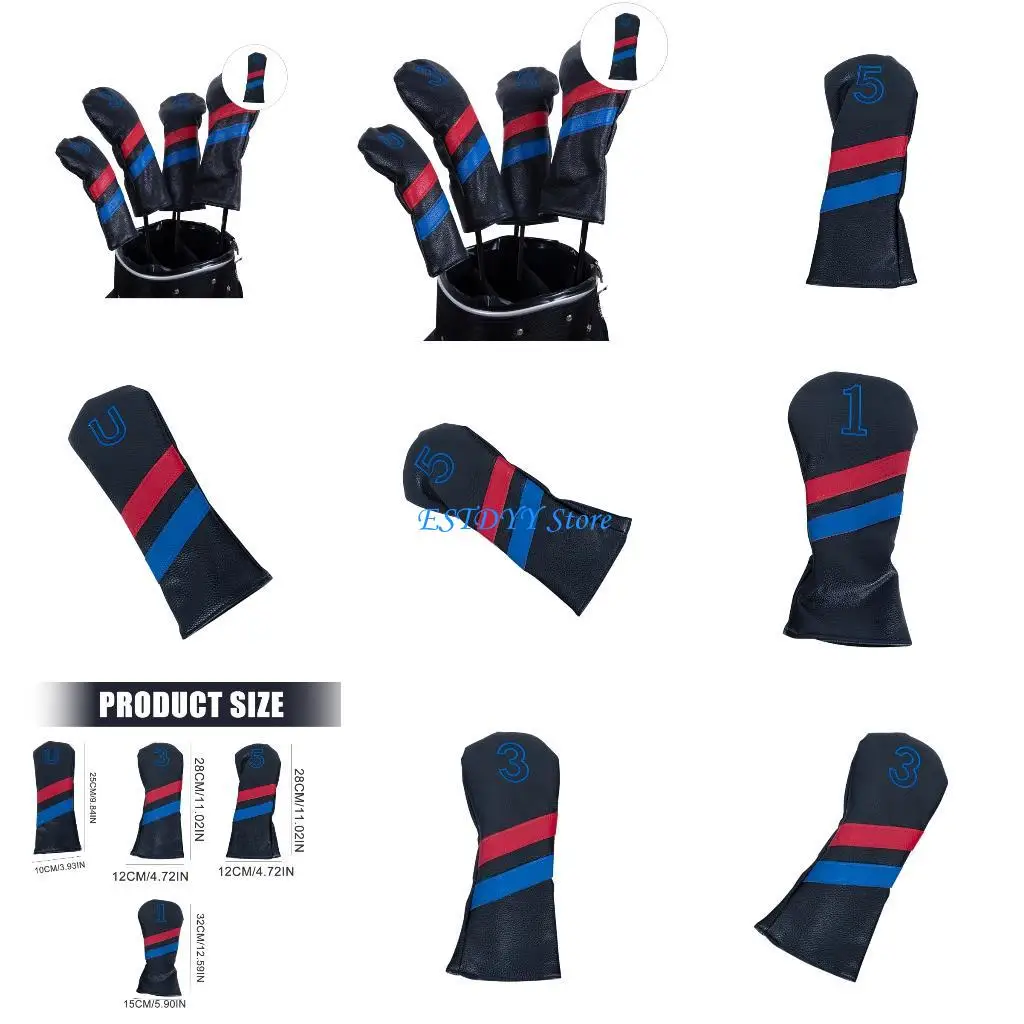 

G6DE Compacts Golf Club Protectors PU Fabric Seal Technology Water Resistant