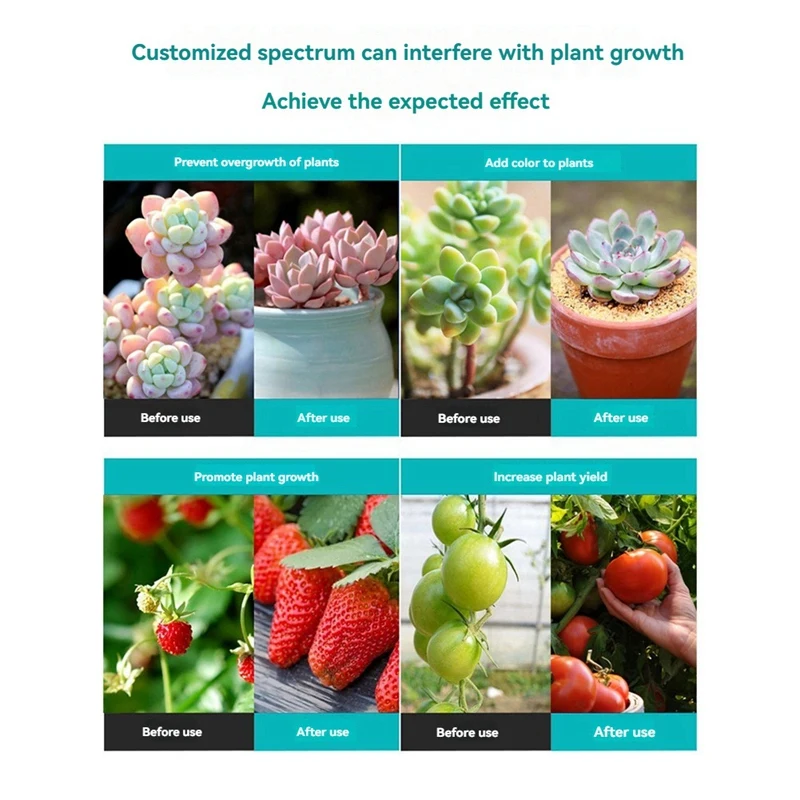 フルスペクトル成長ライト屋内植物用種子開始苗太陽光交換太陽光 EU プラグ