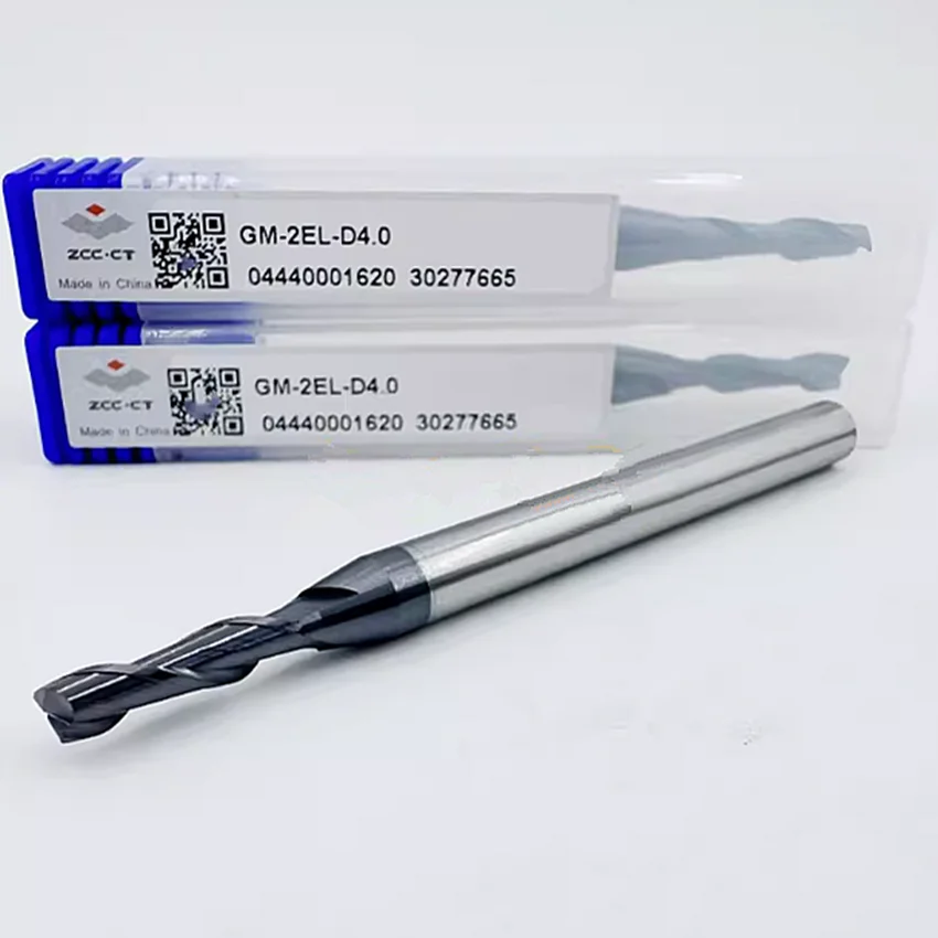 GM-2EL-D4.0 ZCC.CT GM-2EL Two blade long blade flat end milling cutter D4.0*6*15*75 2T Flat end mills 2 Flutes End mills