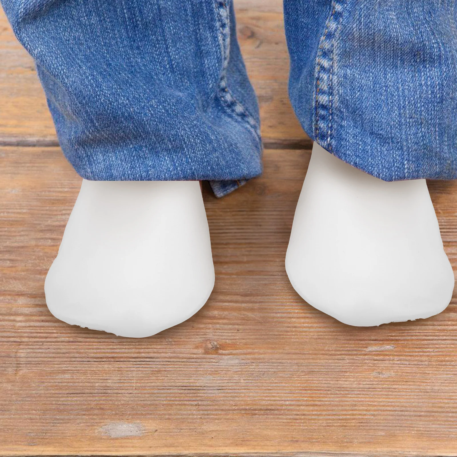 

1 Pair Silicone Foot Socks For Dry Cracked Skin Women Moisturizing Reusable High Elastic Softening Gel Socks Universal Fit