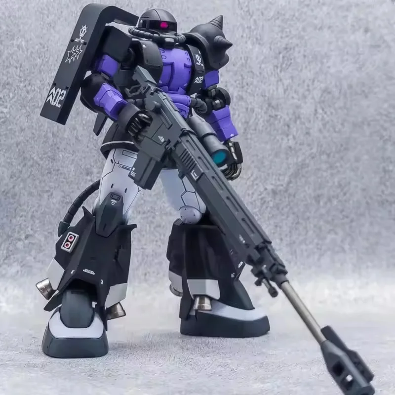 أسود Sanrensei Zaku Hg 1/144 Gto Mark Rabbit Mk-Ii تجميع نموذج أرقام Mecha Toys سطح المكتب تزيين الأطفال المتحركة تحصيل