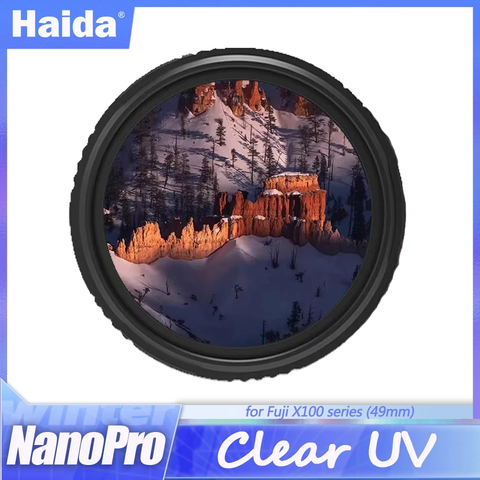 Haida NanoPro X100 MC Clear Filter Provide Protection for FUJIFILM X100/X100VI Series 49mm Camera Photography Lens UV Filter