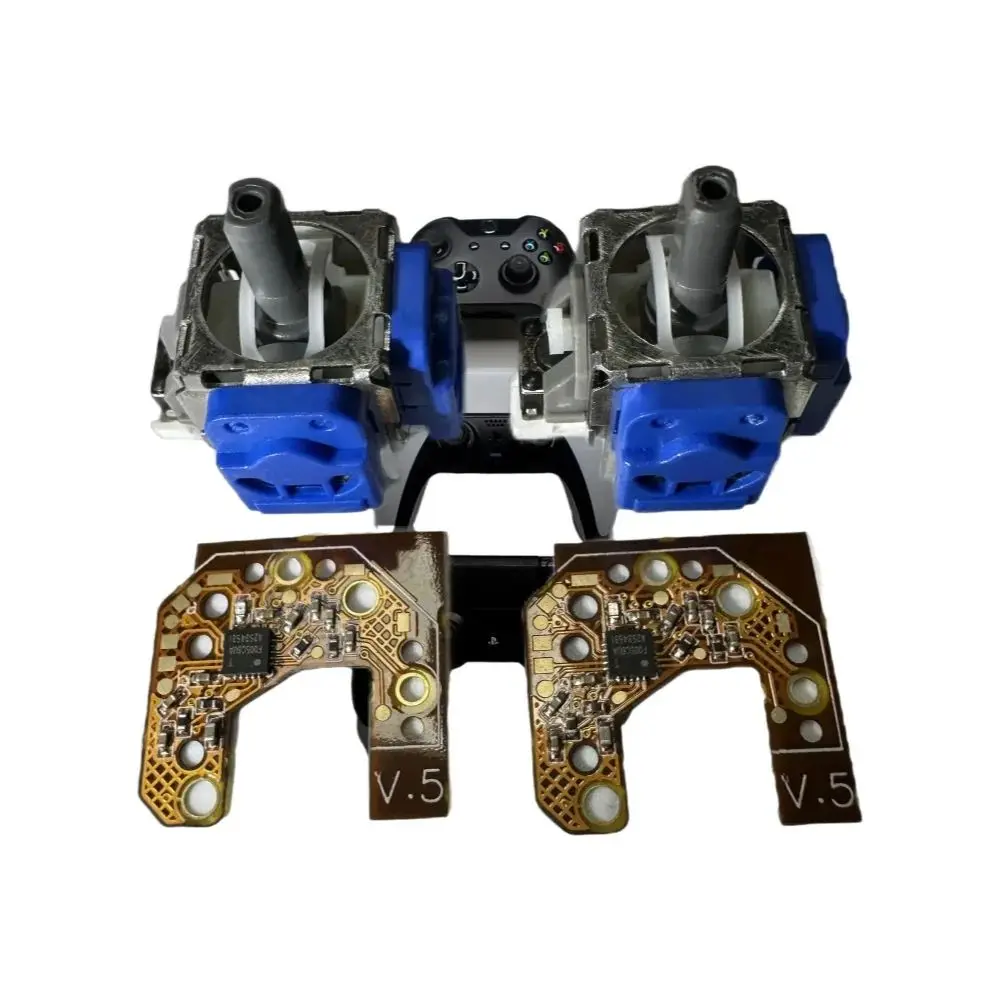 3pair Hall Effect 3D Analogue Joystick with Driver PCB for PS4 PS5 XBOX Gamepad, Perfect Anti-Drift Performance