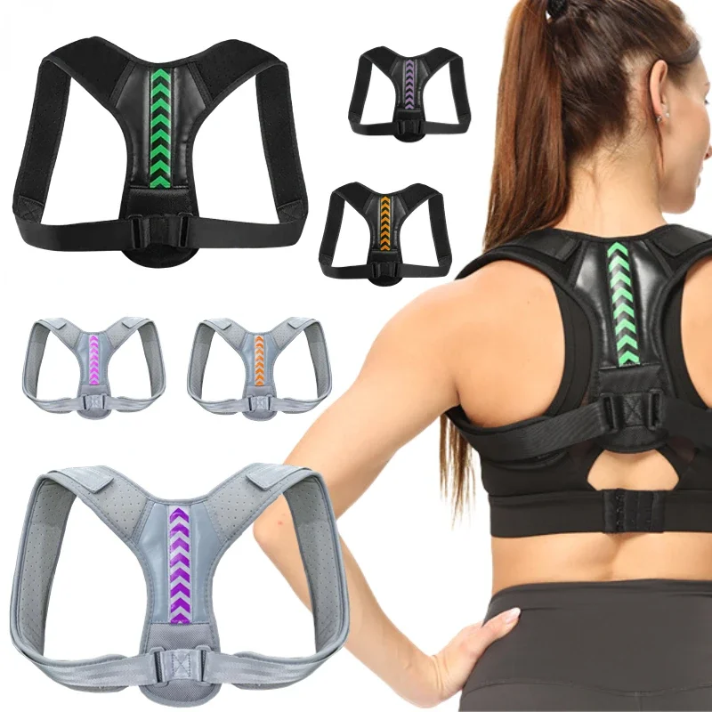 Adjustable Back Shoulder Posture Corrector Belt Clavicle Spine Support Reshape Your Body Home Office Sport Upper Back Neck Brace