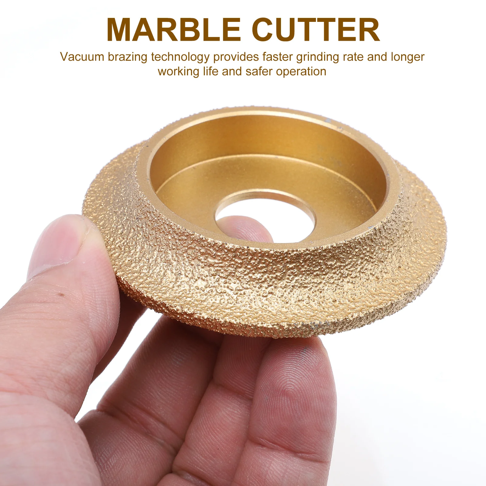 

Diamond Grinding Wheel Tile Cutting Tool Golden Discs High Quality Rough Particles Precision Production Faster Rate Longer Life
