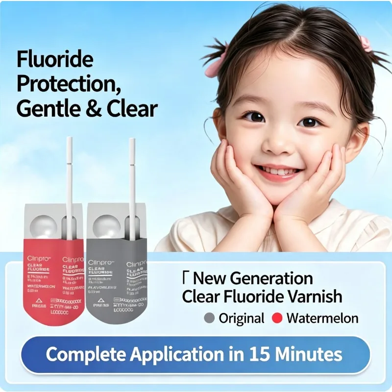 Fluoride Protective Paint Children Fluoride Dental Material Shile Fluoride Protective Paint for Sensitive Teeth 0.5ml Ral Cavity