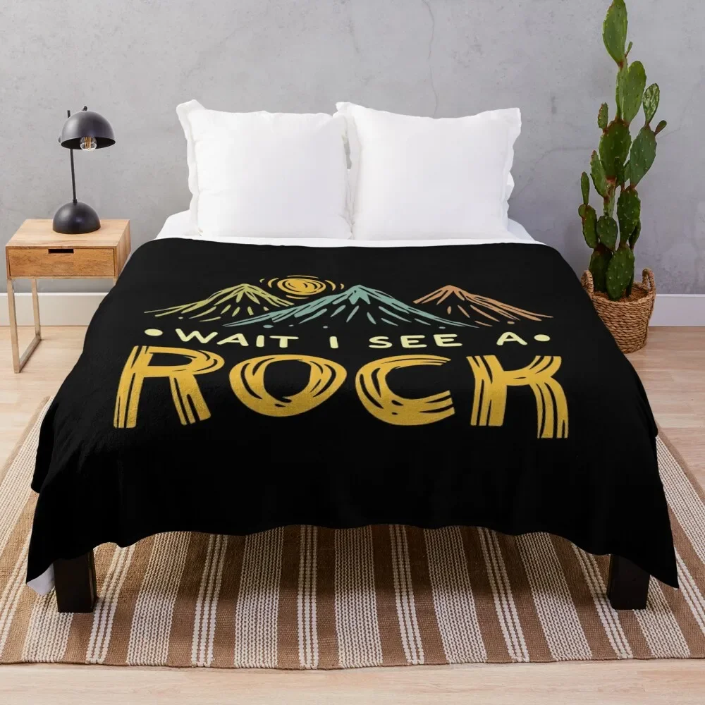 

Geology Geologist Rockhound Rockhounding Retro Throw Blanket Soft Bedroom Blanket for Night Sleeping