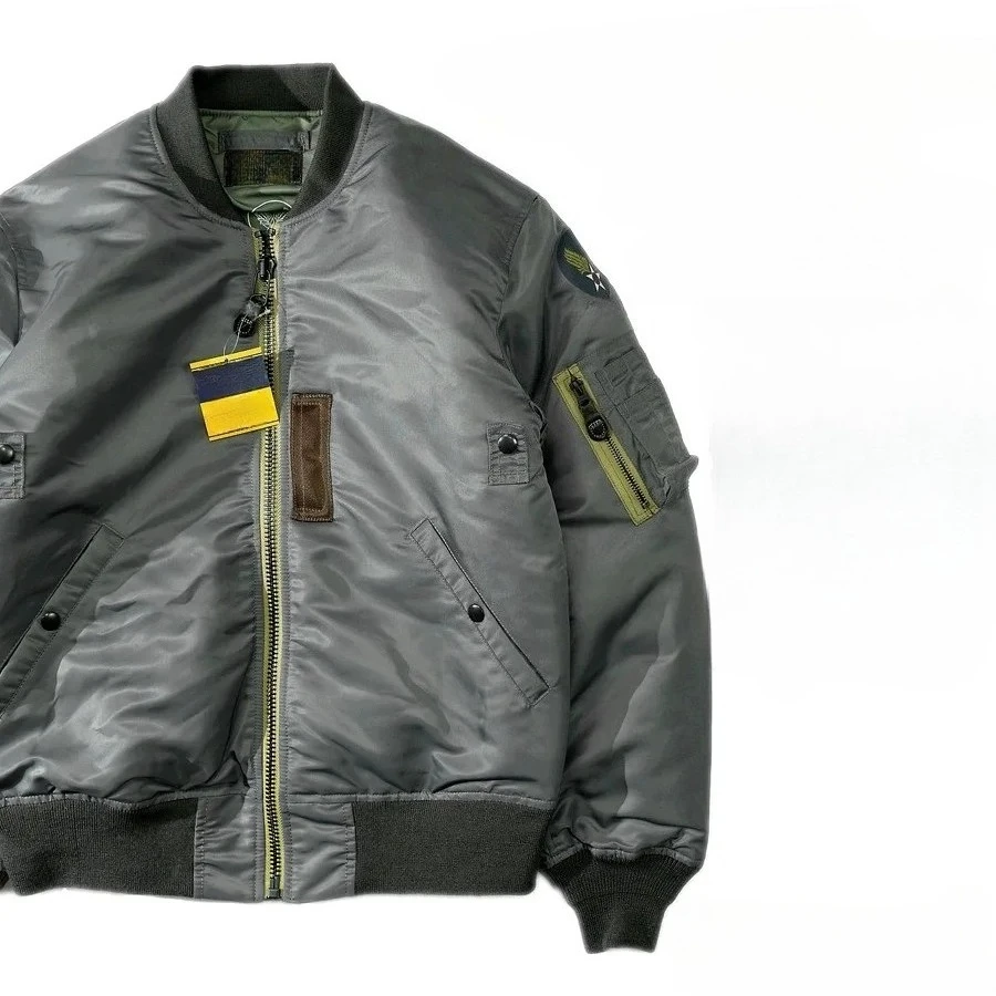 26SS New TOY McY 1955 Early MA-1 Wool Felt Cotton Baseball Jacket