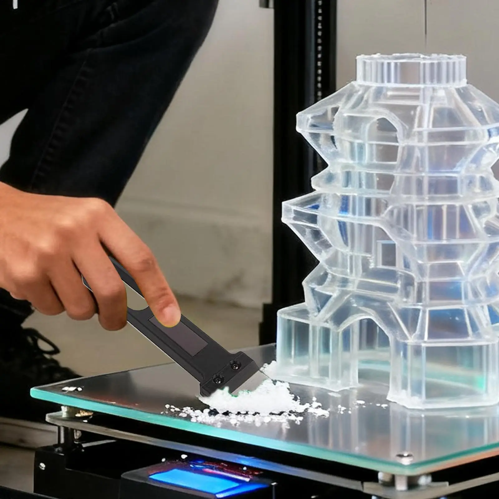 

Скребок для 3D-принтера, устойчивый к царапинам, необходимый скребок для печати, 3D-печать, модель из смолы, скребок для зачистки моделей, горячая кровать