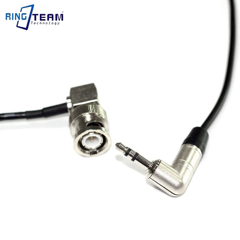 3.5Mm Đến Q9 Đồng Trục BNC Phích Cắm Tai Nghe Sang BNC Nam Giám Sát Đầu Ghi Hình Để Loa Cáp Âm Thanh Timecode Cáp Đồng Bộ c300/500/F55