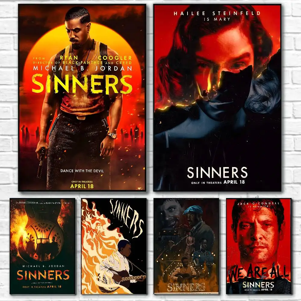 Vampire-themed Videos S-Sinners Poster Canvas painting poster with prints Home bedroom living room decoration gift