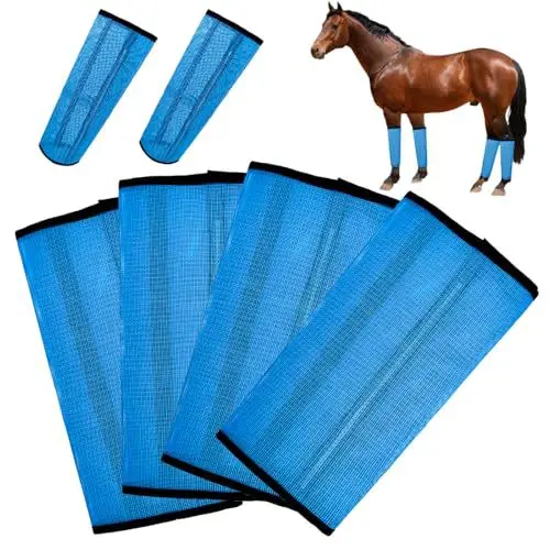 馬の脚用蚊よけカバー、馬牧場、競馬用品、馬の脚保護、馬の足用屋外保護具