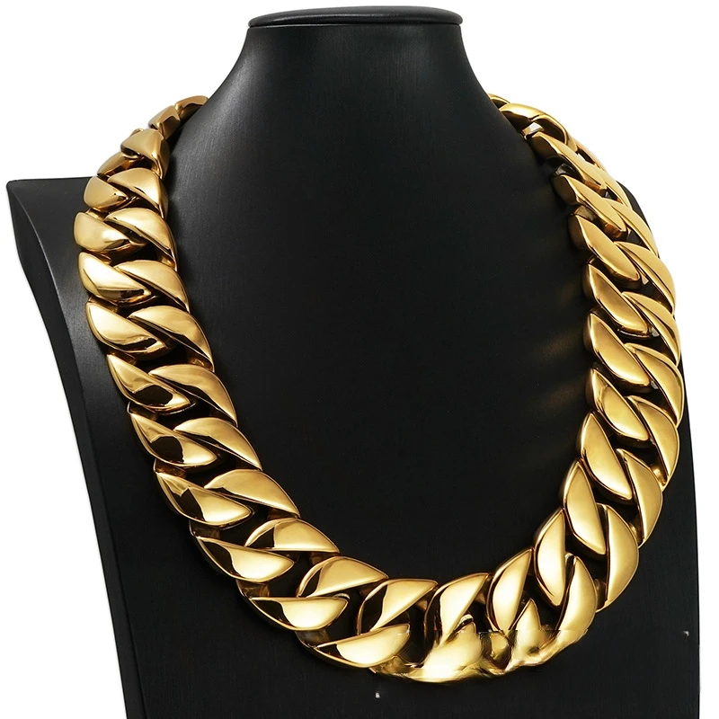 

316L Titanium Steel Casting Men's Thick & Large-Sized Hip-Hop Necklace (Jewelry)