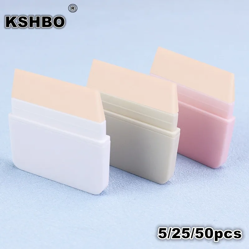 5/25/50pcs Use Flat Head Mud Film Brushes Silicone Knife Type for Facial Mask DIY Beauty Tools with Adjustable Rod Plastic