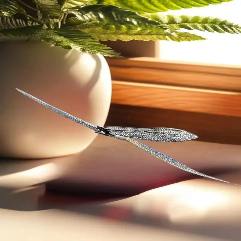 لغز معدني ثلاثي الأبعاد بتجميع صغير إبداعي يمكنك صنعه بنفسك - نموذج اليعسوب الملون من سلسلة الحشرات للمراهقين 14+ هدية للبالغين #5