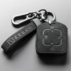 Alcantara-Juste de porte-clés pour ZEEKR 001, étui à clés, accessoires de voiture