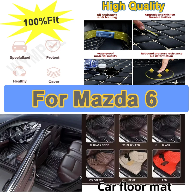 

Luxury Car Floor Mats For Mazda 6 2006 2007 2008 2009 2010 2011 2012 2013 2014 2015 2016 2017 Auto Foot Pads Interior Accessorie
