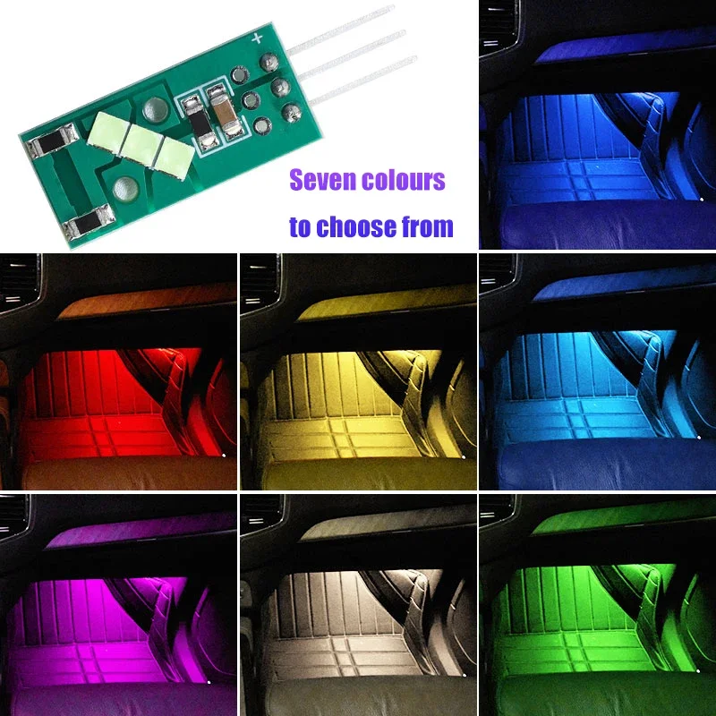 For Volvo XC90 2012-UP LED CANBUS Footwell Lights Indoor Light Glove Box Trunk Light Door Atmosphere Lamp Upgrade Accessories