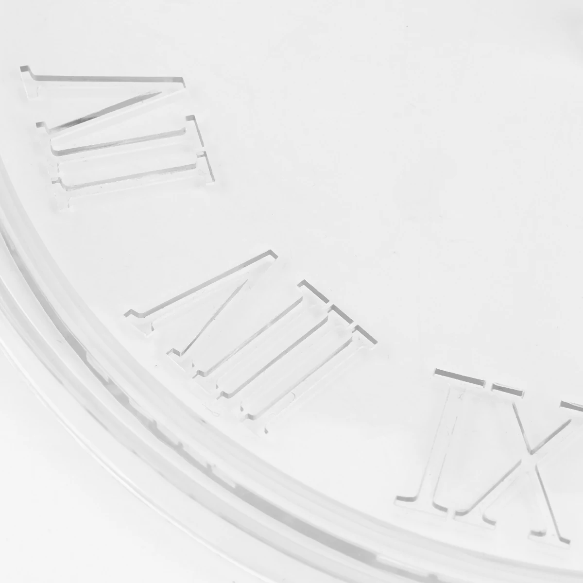 1 مجموعة 1 مجموعة شفافة سيليكون قالب الساعة لتقوم بها بنفسك الأرقام الرومانية ساعة حائط صنع أداة للحرف اليدوية والمجوهرات الصابون كعكة بالشيكولاتة الفن #3