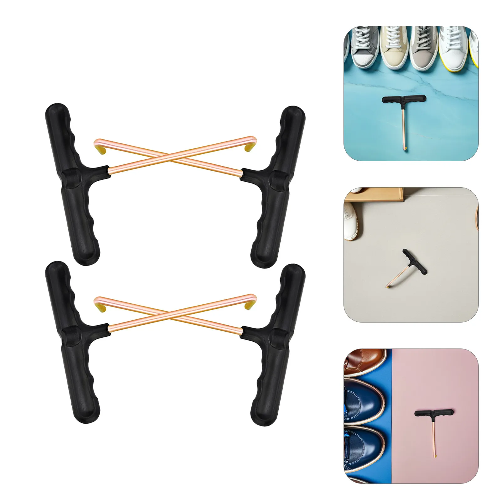 

4Pcs Shoelace Tightener Tool Heavy Duty Ergonomic Grip for Ice Hockey Skates Figure Skates Boots Lace Tightening Tool Portable