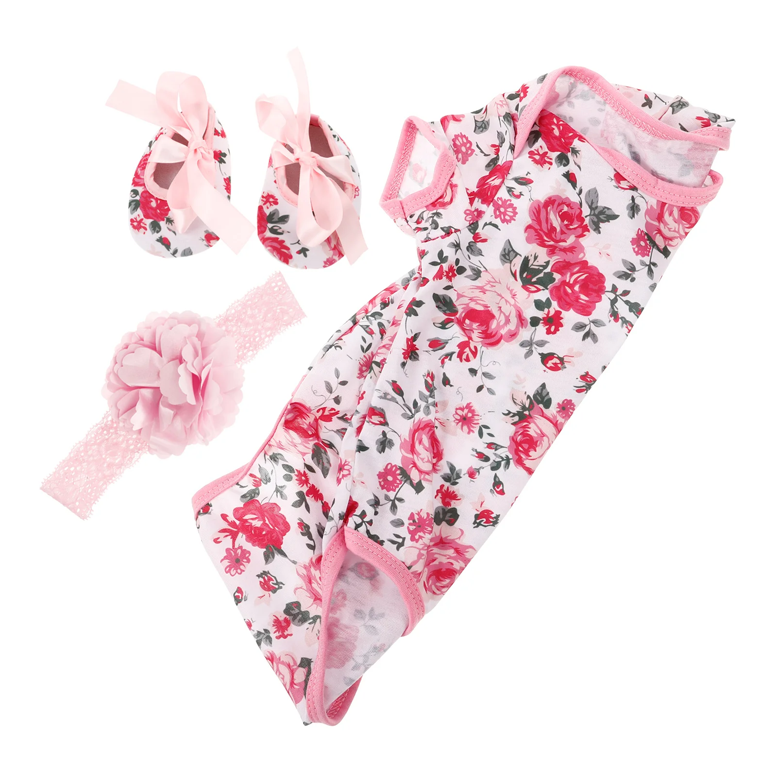 Vêtements Reborn bébé poupées unisexe américain avec accessoires couches réutilisable fille nouveau-né garde-robe