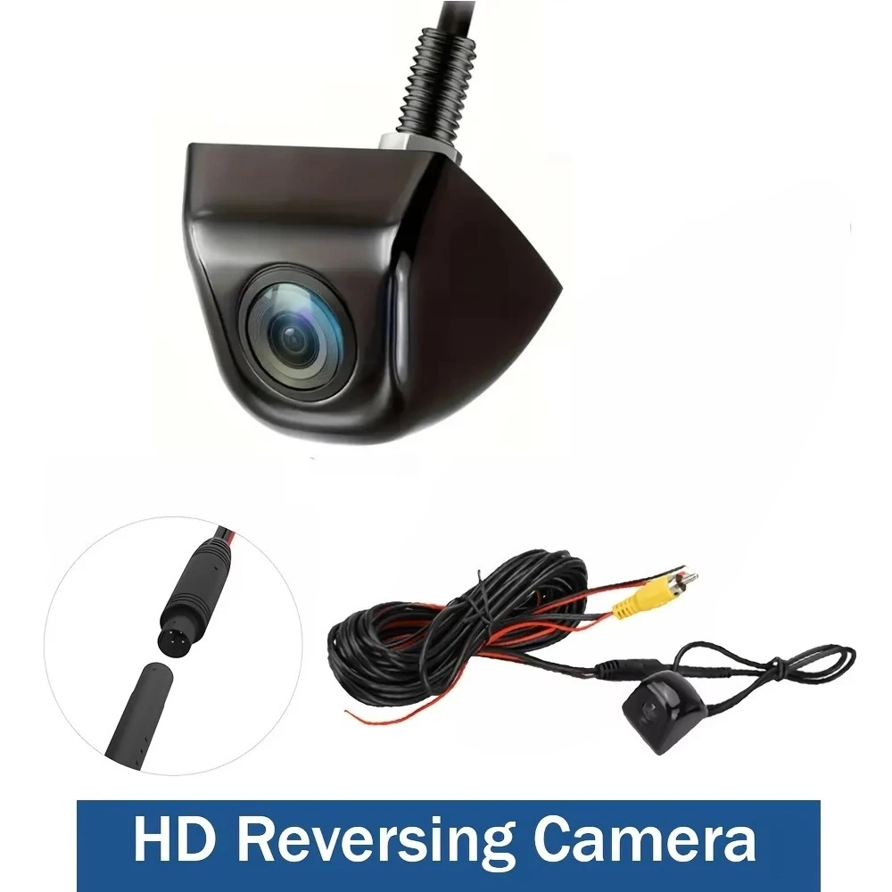 HD Night Vision Backup Camera with Wide Angle Metal Reverse Rear View,for Fit on Cars, SUVs,Trucks,RVs - Enhances Driving Safety