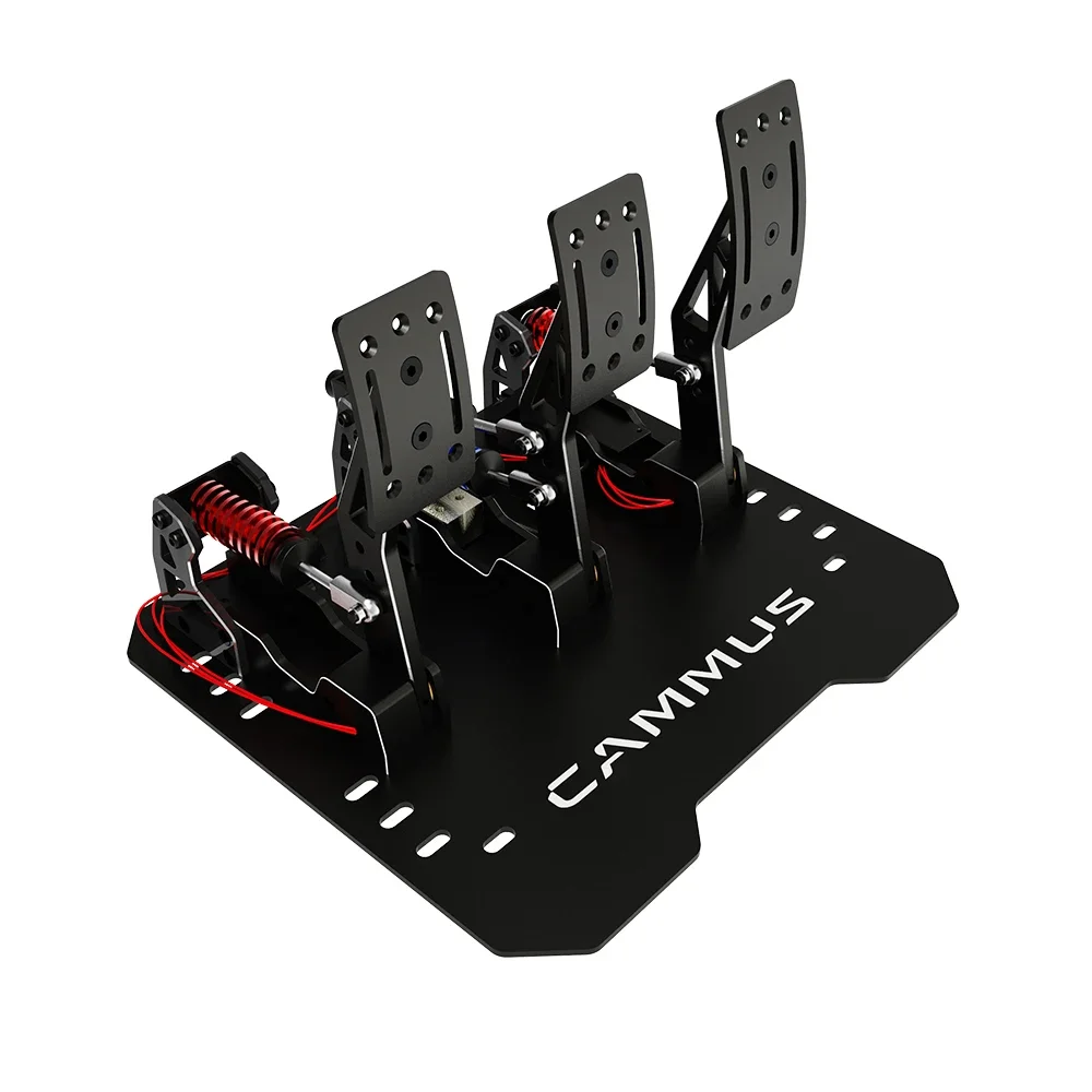 CAMMUS Racing Driving Simulator Pedals Steering Gaming Pedals Aluminum Load Cell Brake Pedals