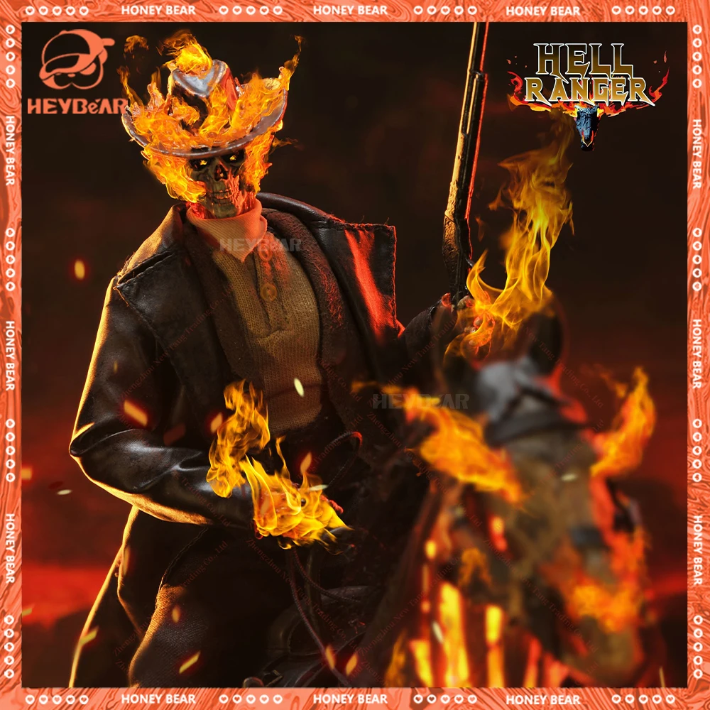 

Оригинальная фигурка Thunder Hell Ranger Deluxe Set Hell Ranger Hell Horse Фигурки Модель Кукла Коллекция Украшения Игрушки Подарки